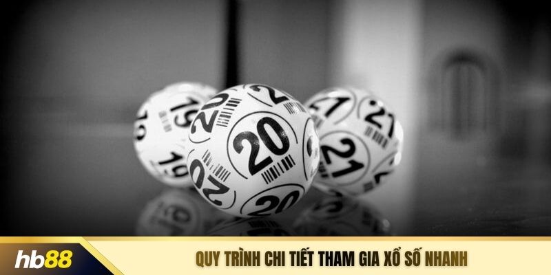 Quy trình chi tiết tham gia xổ số nhanh 