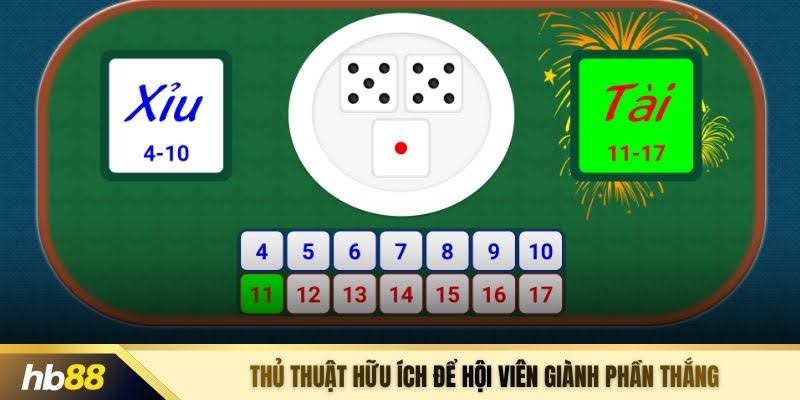 Thủ thuật hữu ích để hội viên giành phần thắng